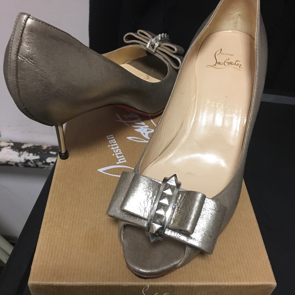 Christian Lubotin Shoes 👠 Rare To Find - Picture 7 of 7